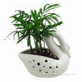 Ceramic Swan Pot, Home Decoration, Houseware, Swan Figurine Can be Candle Holder Also